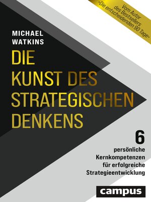 cover image of Die Kunst des strategischen Denkens